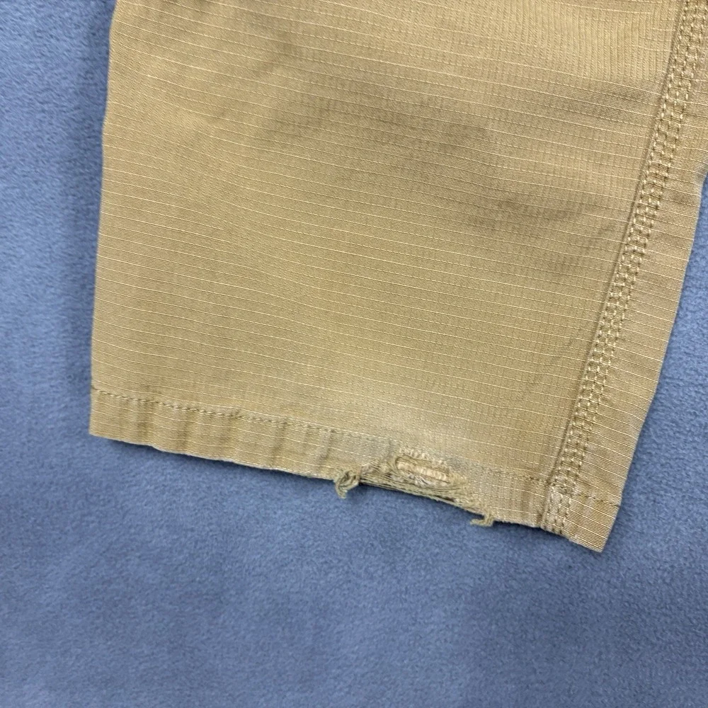 The North Face Men's Size 34 Tan Khaki Cargo Ripstop Pants Cotton Hiking Outdoor